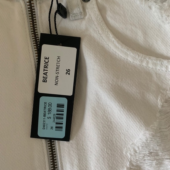 White Carmar Denim Zip Up Jean skirt - Picture 3 of 4